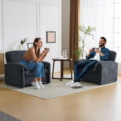 Fauteuil d'appoint moderne à oreilles d'éléphant, siège confortable pour salon et chambre