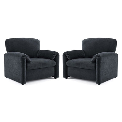 Fauteuil d'appoint moderne à oreilles d'éléphant, siège confortable pour salon et chambre