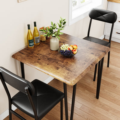 Ensemble de table à manger moderne pour cuisine - 3 pièces