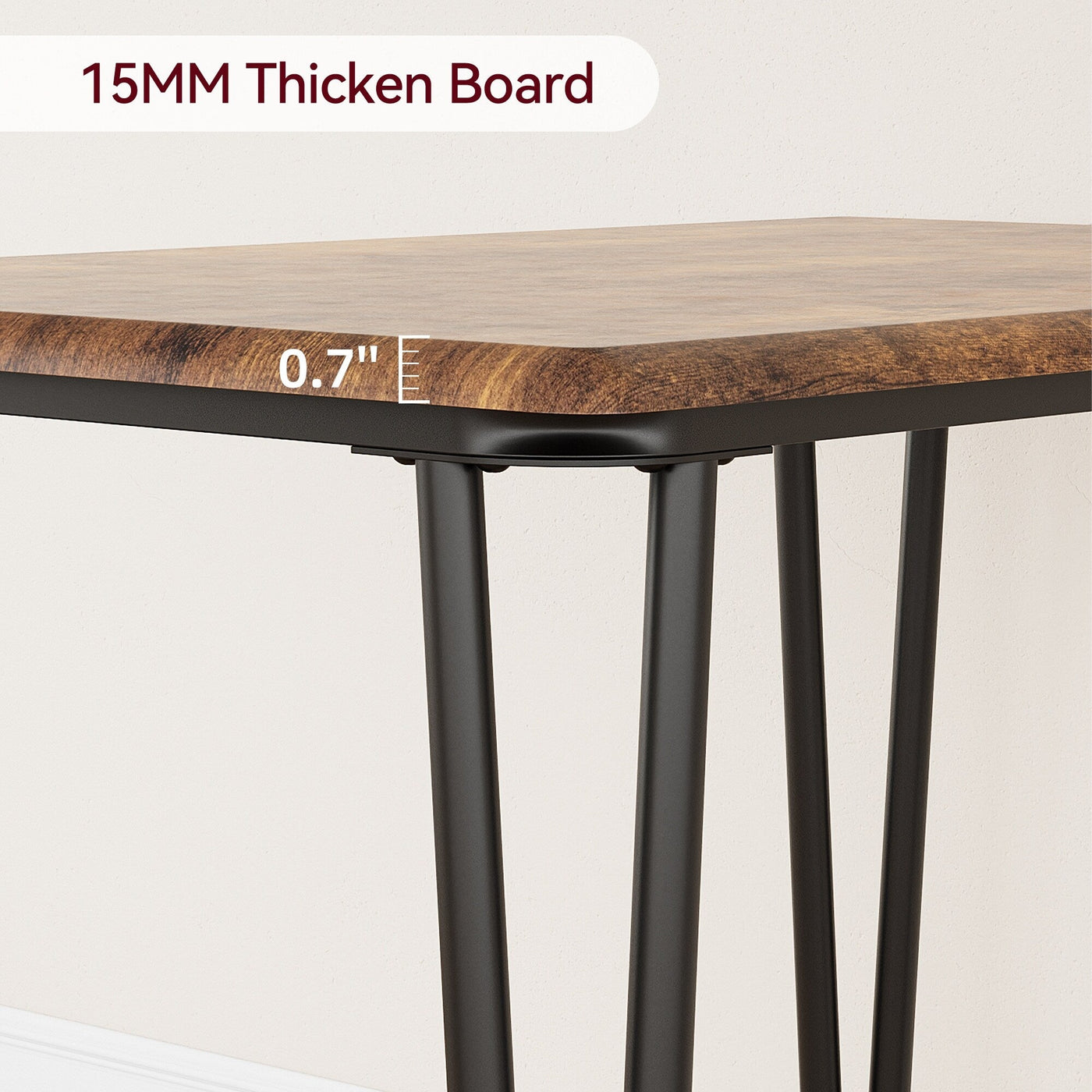 Ensemble de table à manger moderne pour cuisine - 3 pièces