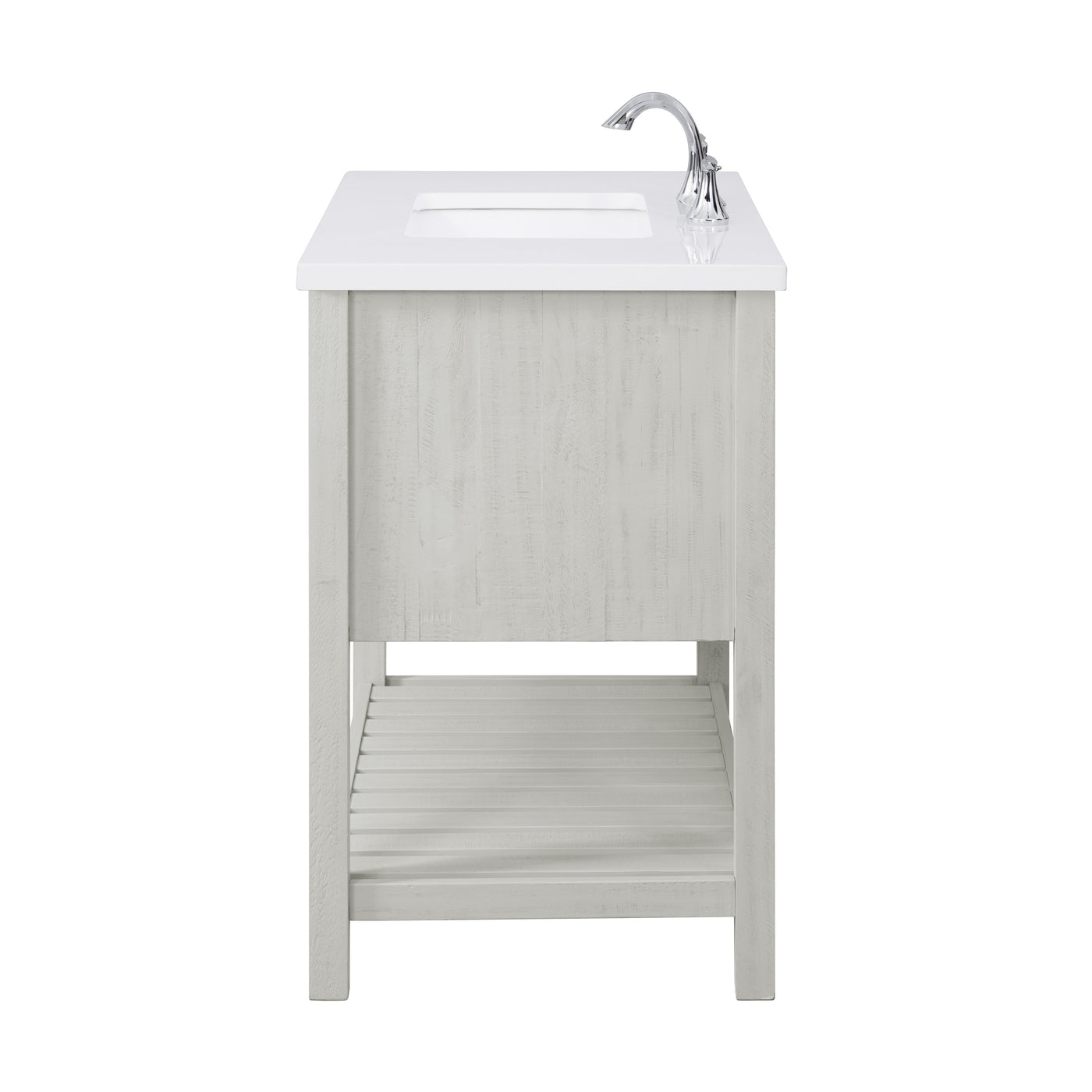 Meuble-lavabo simple de style ferme Monterey 37 avec dessus