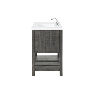 Meuble-lavabo simple de style ferme Monterey 37 avec dessus