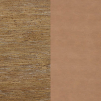 Tabouret de bar moderne Gracie, chaise rembourrée en boucle et pieds en bois brossé