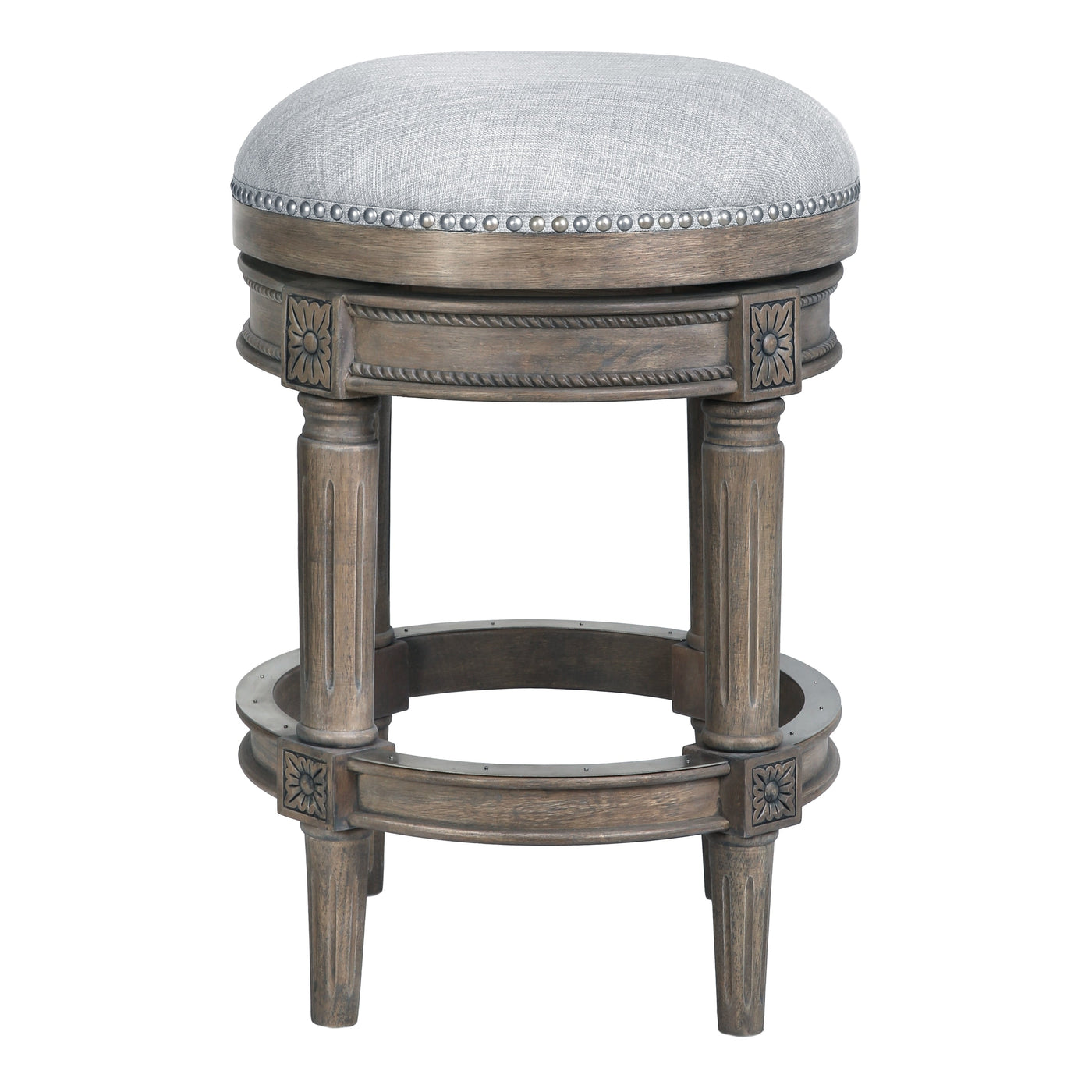 Tabouret de bar pivotant sans dossier Chapman 26 pouces de New Ridge Home Goods - Hauteur comptoir