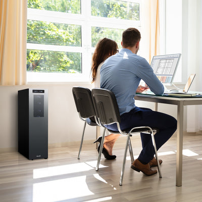 Réfrigérateur à vin Newair Shadow-T Series, 18 bouteilles, double zone de température, autonome, thermoélectrique, commande numérique