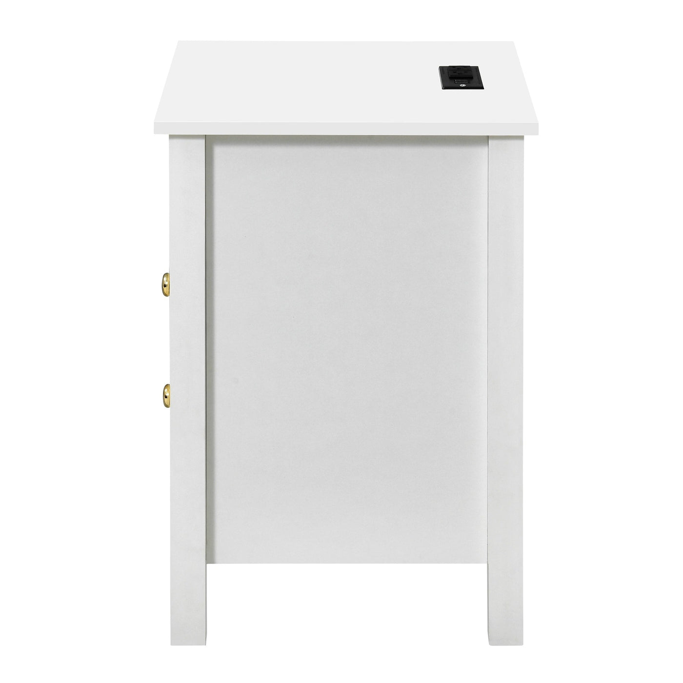 Ensemble de 2 tables de chevet avec station de charge Table d'appoint avec 2 tiroirs avec ports et prises USB Table de chevet