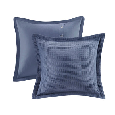 Parure de couette surdimensionnée en coton bleu noble par Madison Park Signature