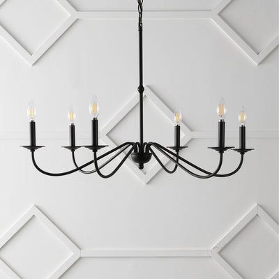 Lustre LED en fer à 6 lumières, 34,75 $, par JONATHAN Y