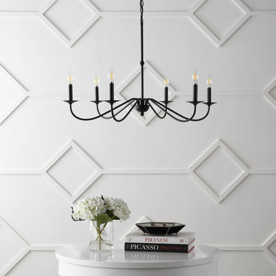 Lustre LED en fer à 6 lumières, 34,75 $, par JONATHAN Y