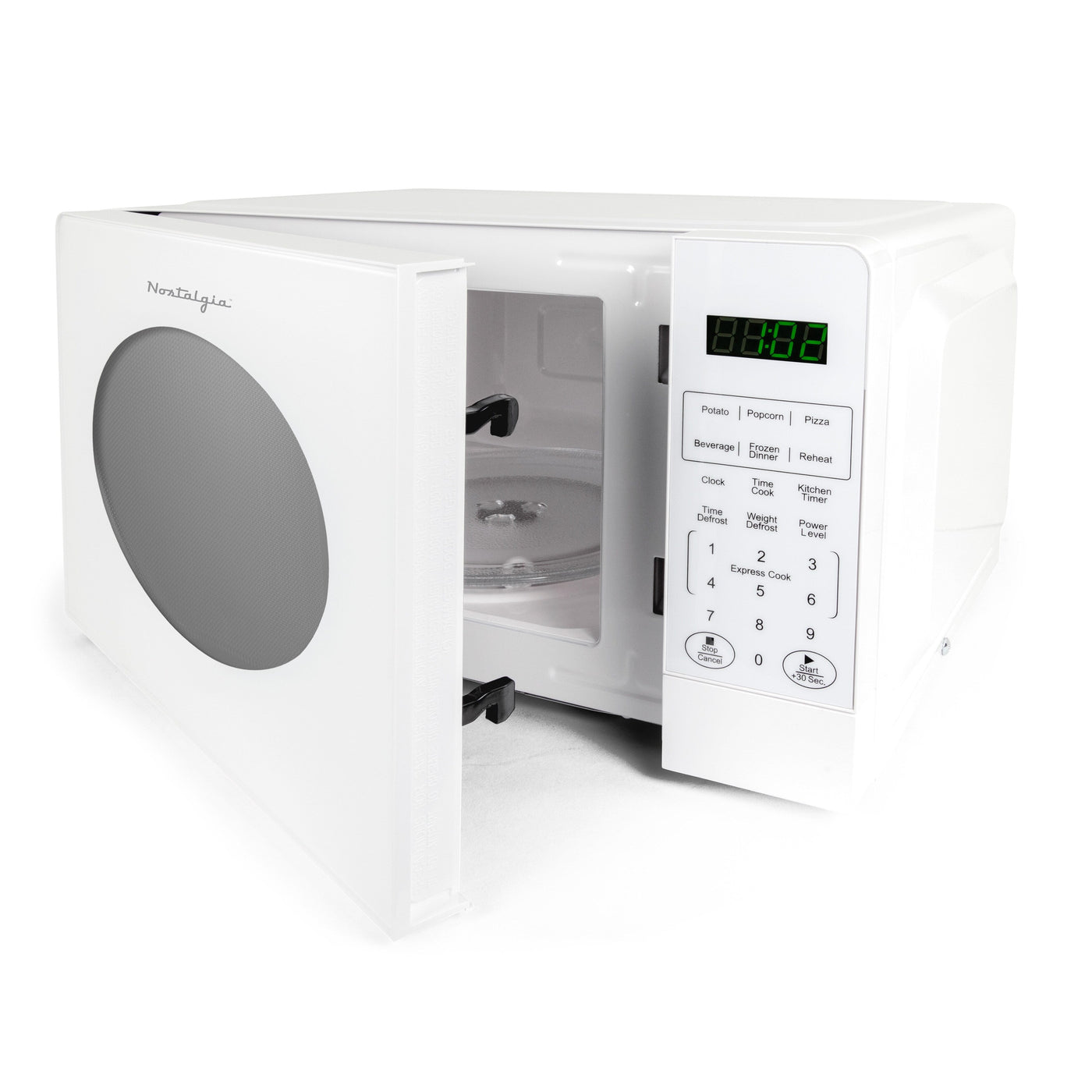 Four à micro-ondes de comptoir rétro Nostalgia de 0,7 pied cube - N/A