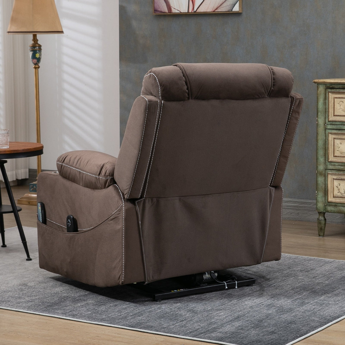 Fauteuil inclinable électrique surdimensionné pour personnes âgées, 400 lb.