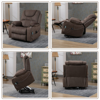 Fauteuil inclinable électrique surdimensionné pour personnes âgées, 400 lb.