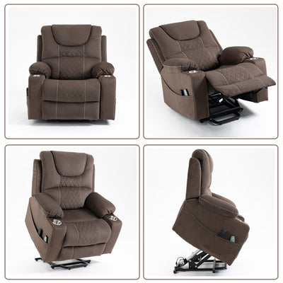 Fauteuil inclinable électrique surdimensionné pour personnes âgées, 400 lb.