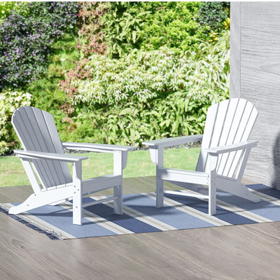 Chaises Adirondack Polytrends Altura Outdoor écologiques toutes saisons (lot de 2)