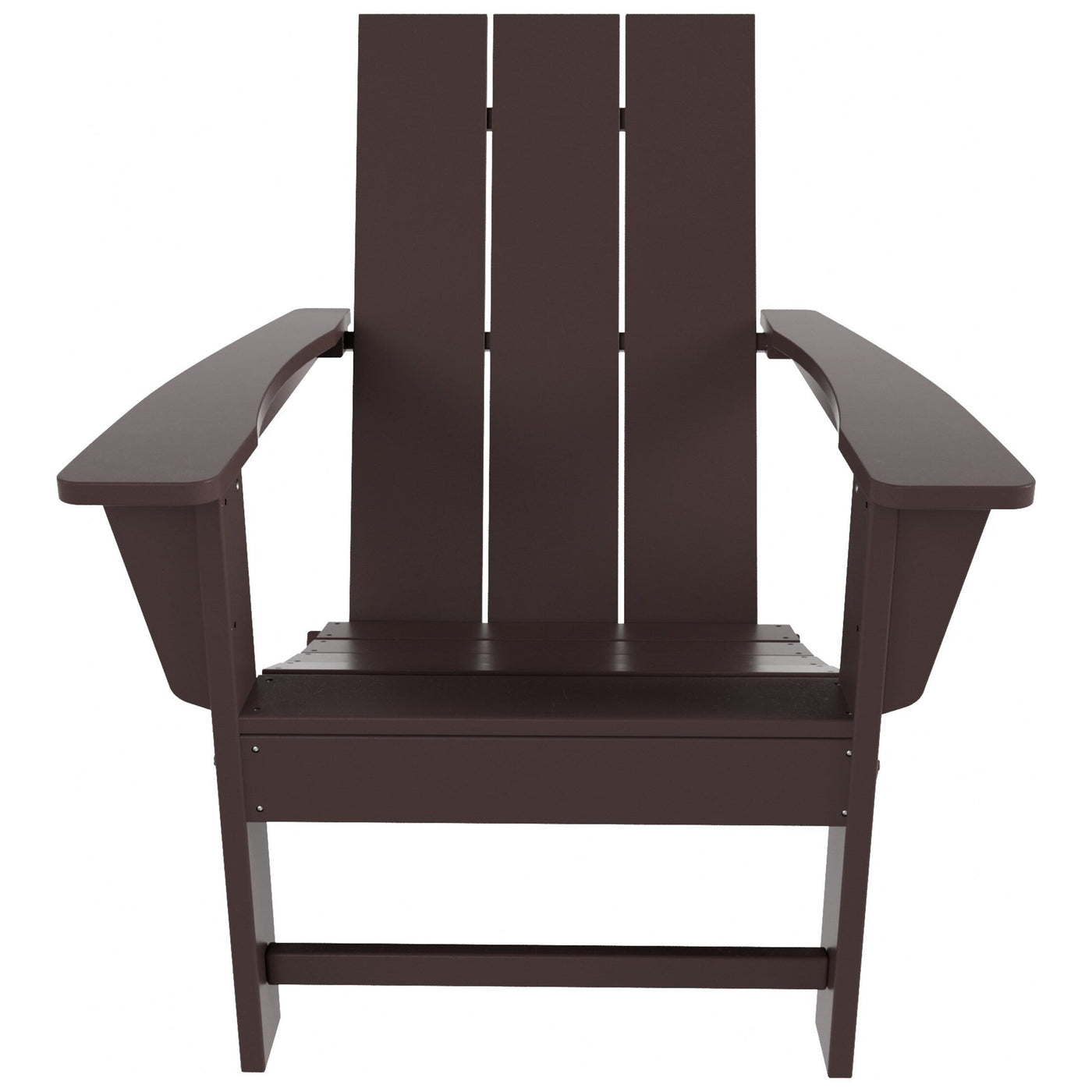 Chaise Adirondack pliante Polytrends Shoreside moderne et écologique, idéale pour les commerces et les résidences, toutes saisons