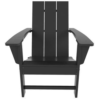 Chaise Adirondack pliante Polytrends Shoreside moderne et écologique, idéale pour les commerces et les résidences, toutes saisons