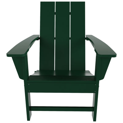 Chaise Adirondack pliante Polytrends Shoreside moderne et écologique, idéale pour les commerces et les résidences, toutes saisons