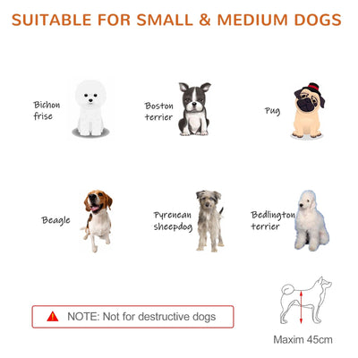 Portillon extra large et autoportant PawHut 72 pour animaux de compagnie, longueur réglable, pour maison, entrée, couloir, gris