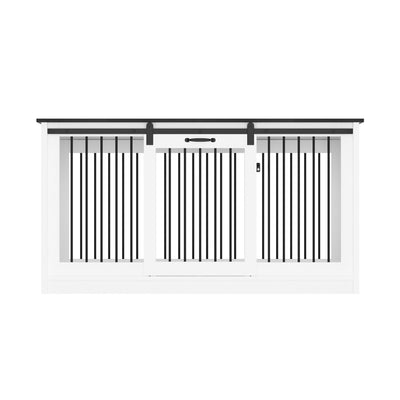 Cage pour chien élégante et robuste avec renfort en tube de fer