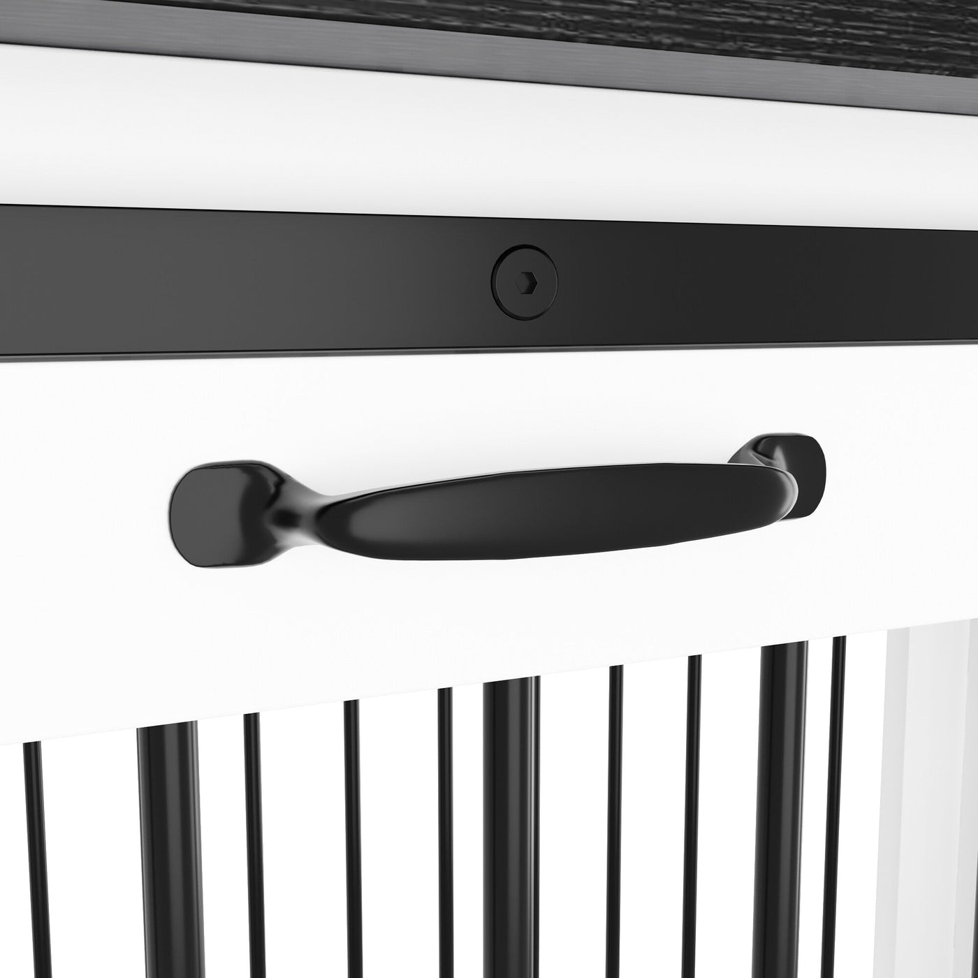 Cage pour chien élégante et robuste avec renfort en tube de fer