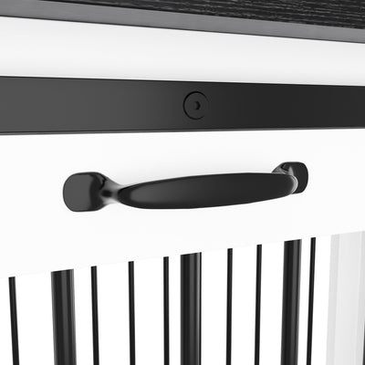 Cage pour chien élégante et robuste avec renfort en tube de fer