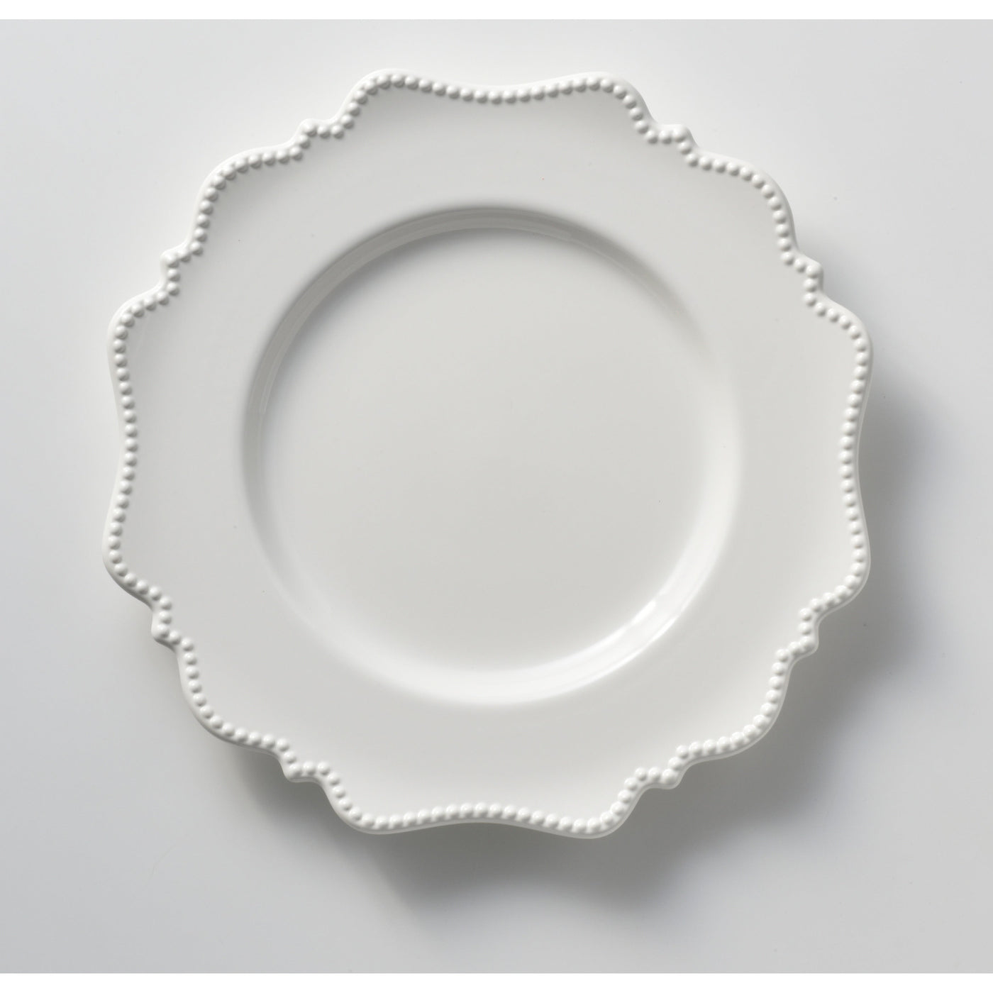 Assiette plate Pinpoint blanche Red Vanilla 11 (lot de 6)