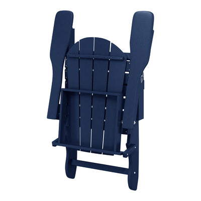 Chaises pliantes Adirondack Polytrends Laguna résistantes aux intempéries (lot de 2)