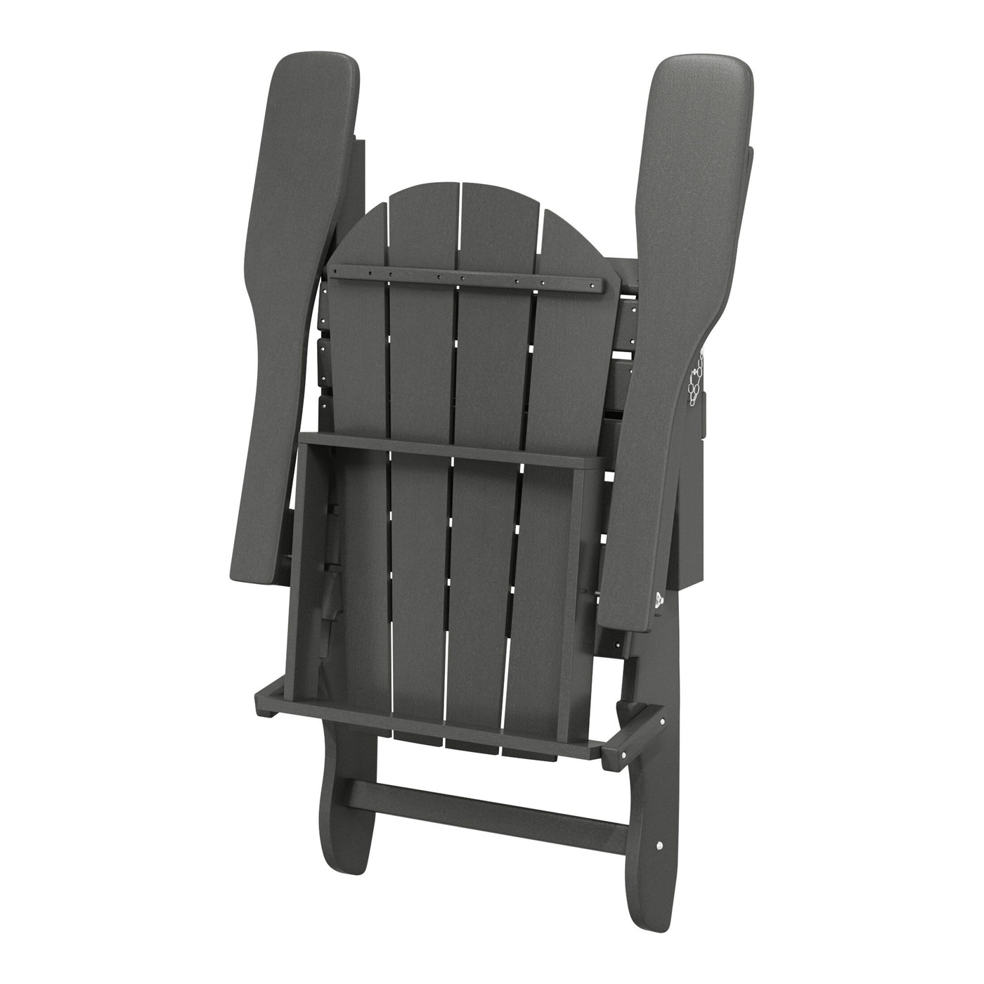 Chaises pliantes Adirondack Polytrends Laguna résistantes aux intempéries (lot de 2)