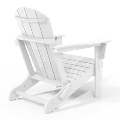 Chaises pliantes Adirondack Polytrends Laguna résistantes aux intempéries (lot de 2)