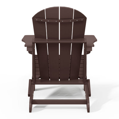Chaises pliantes Adirondack Polytrends Laguna résistantes aux intempéries (lot de 2)