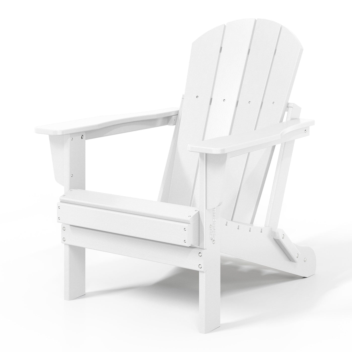 Chaises pliantes Adirondack Polytrends Laguna résistantes aux intempéries (lot de 4)