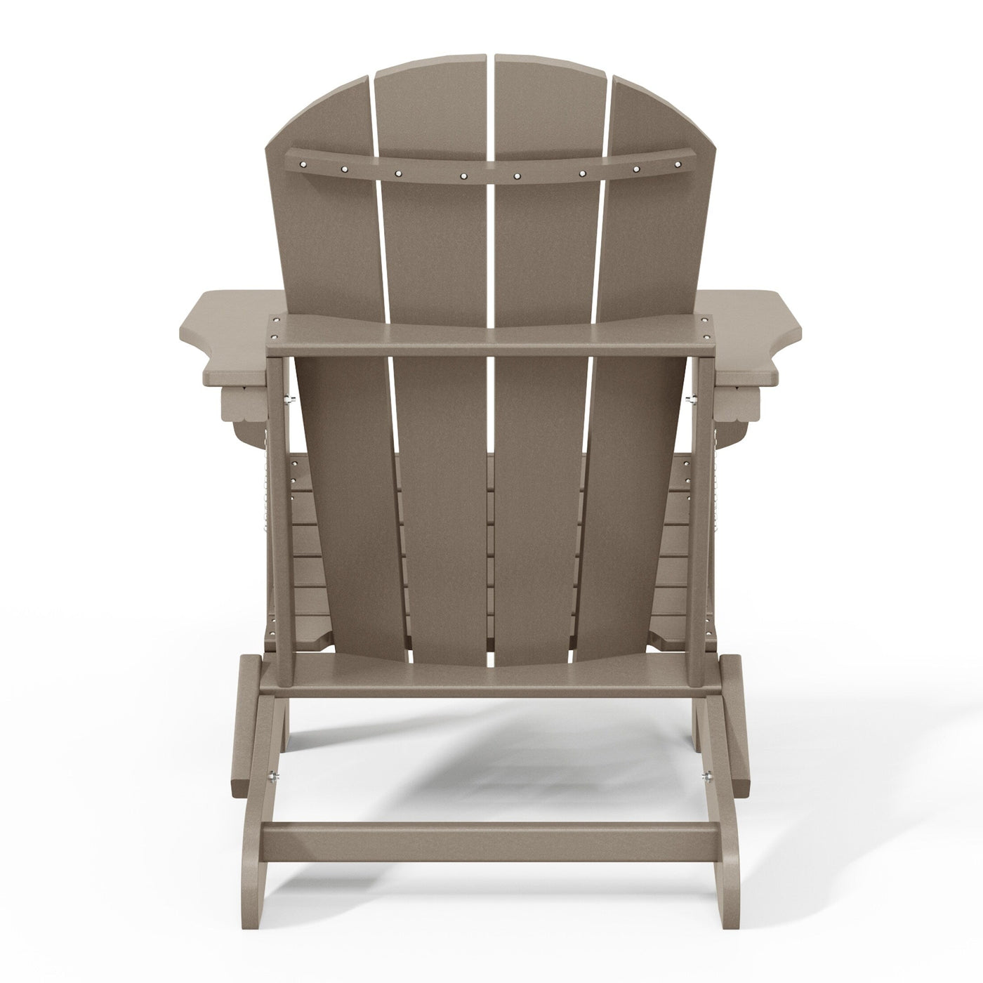 Chaises pliantes Adirondack Polytrends Laguna résistantes aux intempéries (lot de 4)