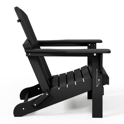 Chaises pliantes Adirondack Polytrends Laguna résistantes aux intempéries (lot de 4)