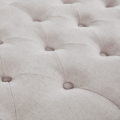 Banc de rangement rembourré à plateau capitonné Sasha de Madison Park