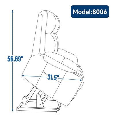 Fauteuil inclinable électrique