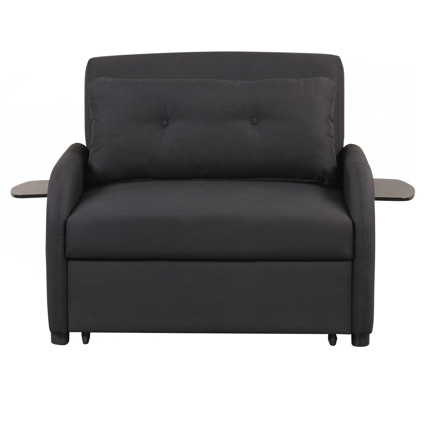 Canapé-lit gigogne 3 en 1 avec table à 2 oreilles