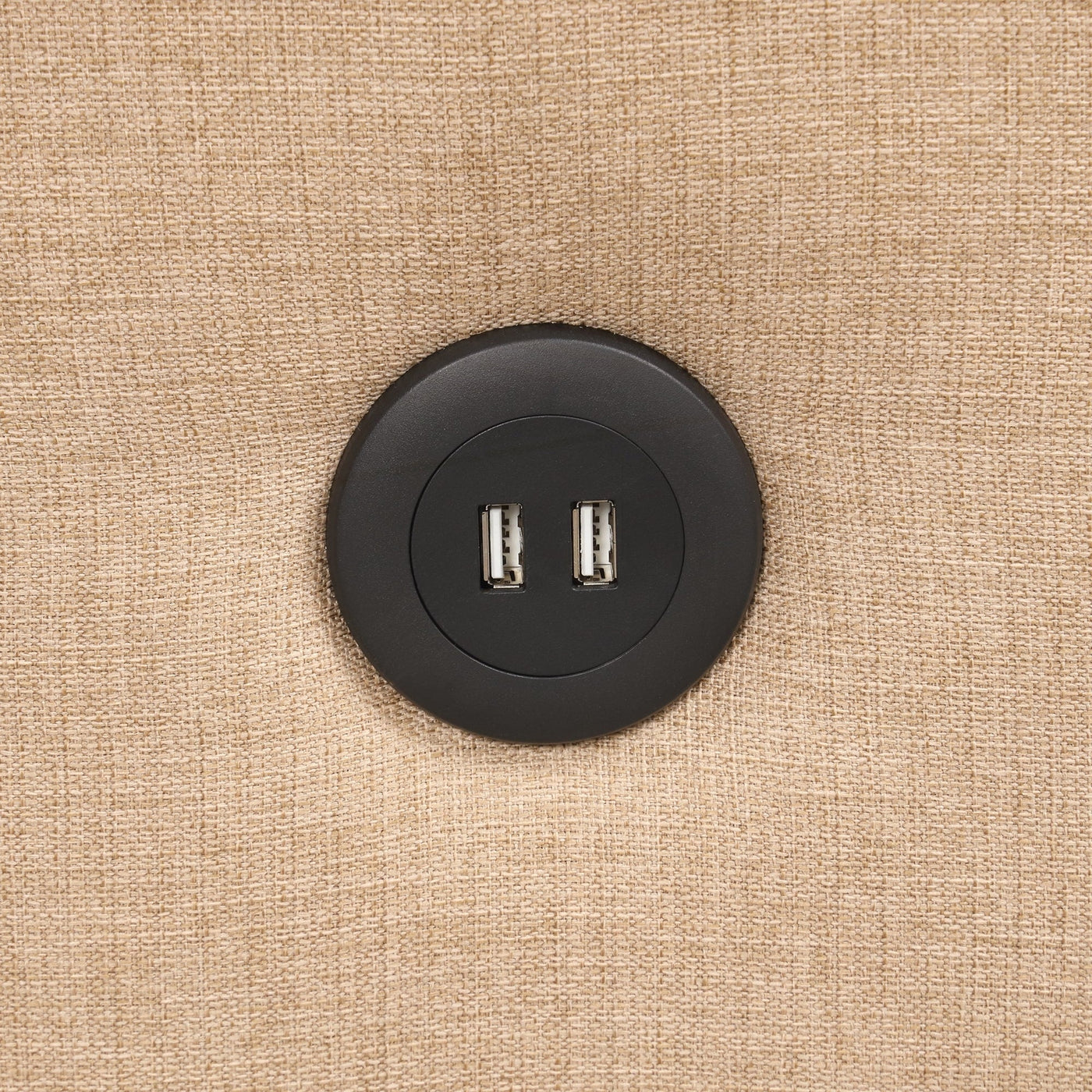 Canapé-lit gigogne 3 en 1 avec table à 2 oreilles