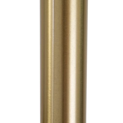 Lampadaire arqué réglable en acier Q-Max 81 avec abat-jour extra large et base en marbre