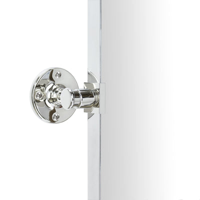 Miroir mural rectangulaire pivotant et inclinable en métal TEHOME Jonathan