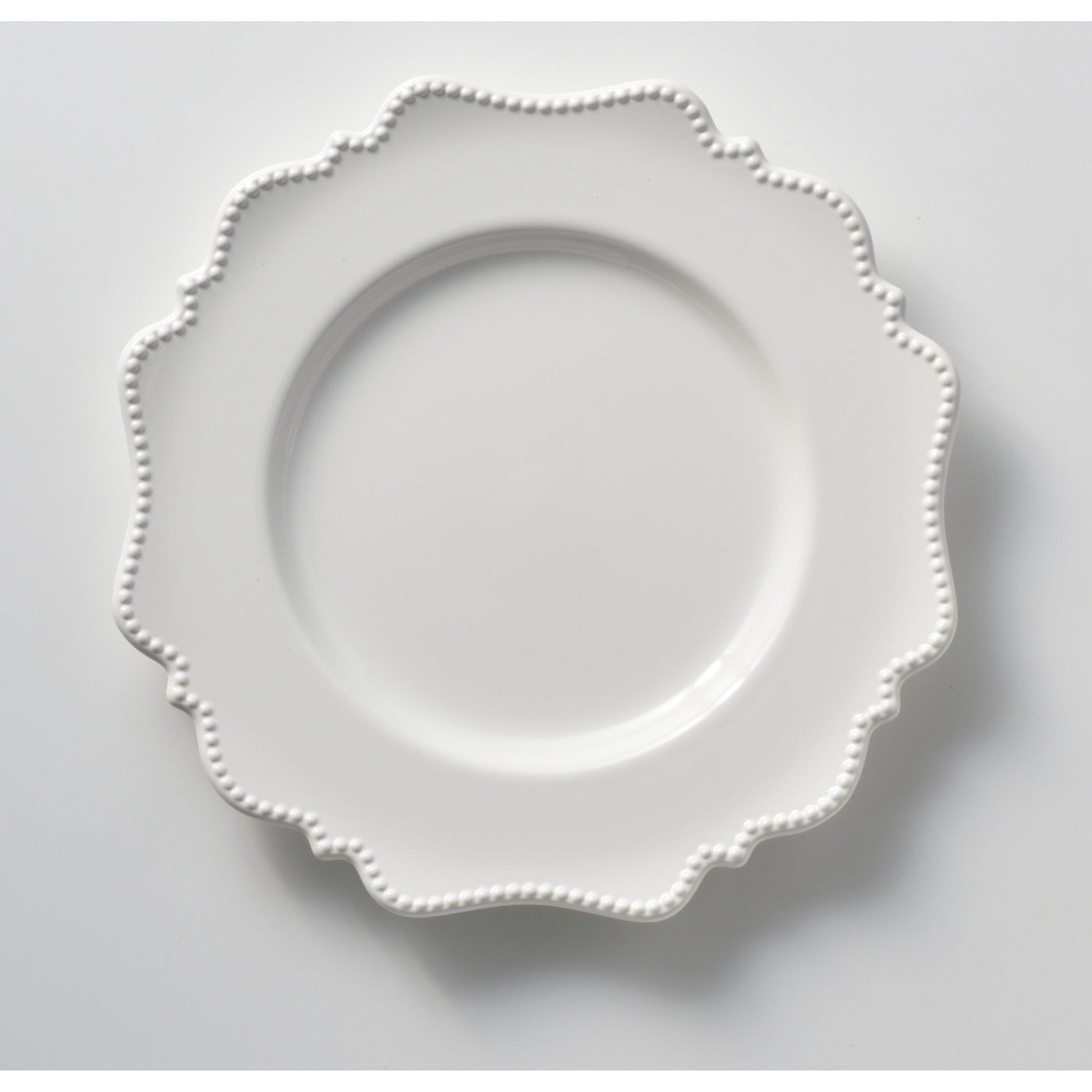 Assiette plate Pinpoint blanche Red Vanilla 11 (lot de 6)