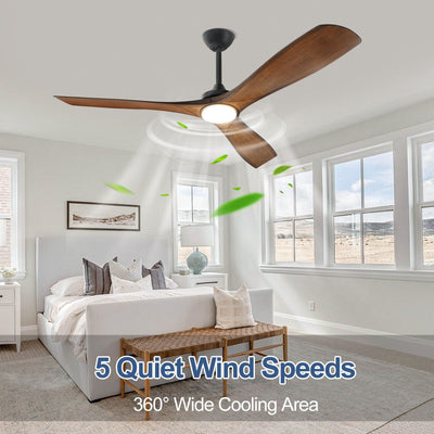 Ventilateur de plafond à distance avec lumières encastrées