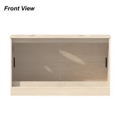 Habitat pour reptiles - Terrarium spacieux pour lézards, serpents et plus - 47,2