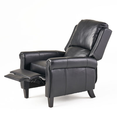 Fauteuil inclinable en cuir PU ultra-confortable Roomfitters, fauteuil inclinable luxueux pour salon ou chambre à coucher