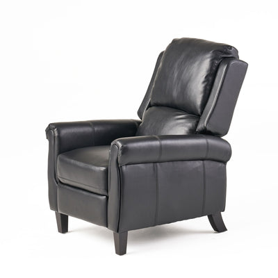 Fauteuil inclinable en cuir PU ultra-confortable Roomfitters, fauteuil inclinable luxueux pour salon ou chambre à coucher