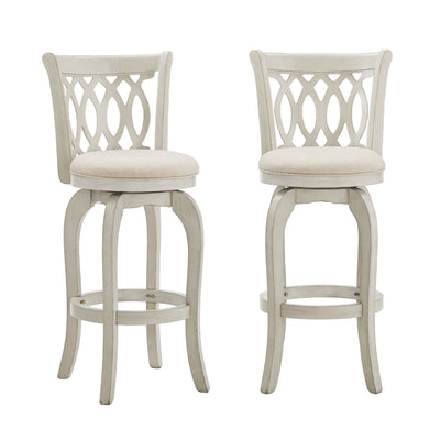 Tabouret de bar pivotant à dossier à défilement Rovinj