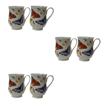 Tasse Roy Kirkham Eleanor Jardin de papillons (lot de 6)