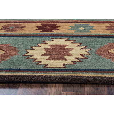 Tapis en laine touffeté à la main Alora Decor Ryder Southwestern