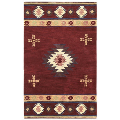 Tapis en laine touffeté à la main Alora Decor Ryder Southwestern