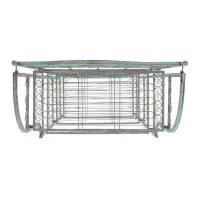 Étagère de boulangerie d'extérieur à 4 niveaux en fer forgé victorien SAFAVIEH Bryn - 25 po L x 15 po P x 63 po H - 25L x 15P x 63H