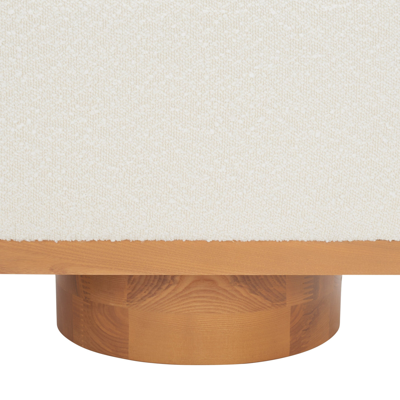 Banc de rangement SAFAVIEH Couture Sunneva Boucle - 61 po L x 20 po P x 19 po H - 61L x 20P x 19H